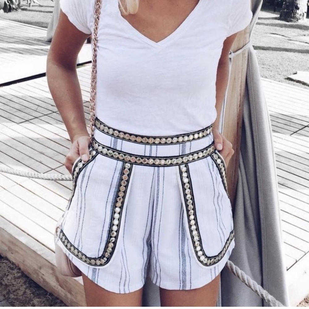 Linen shorts